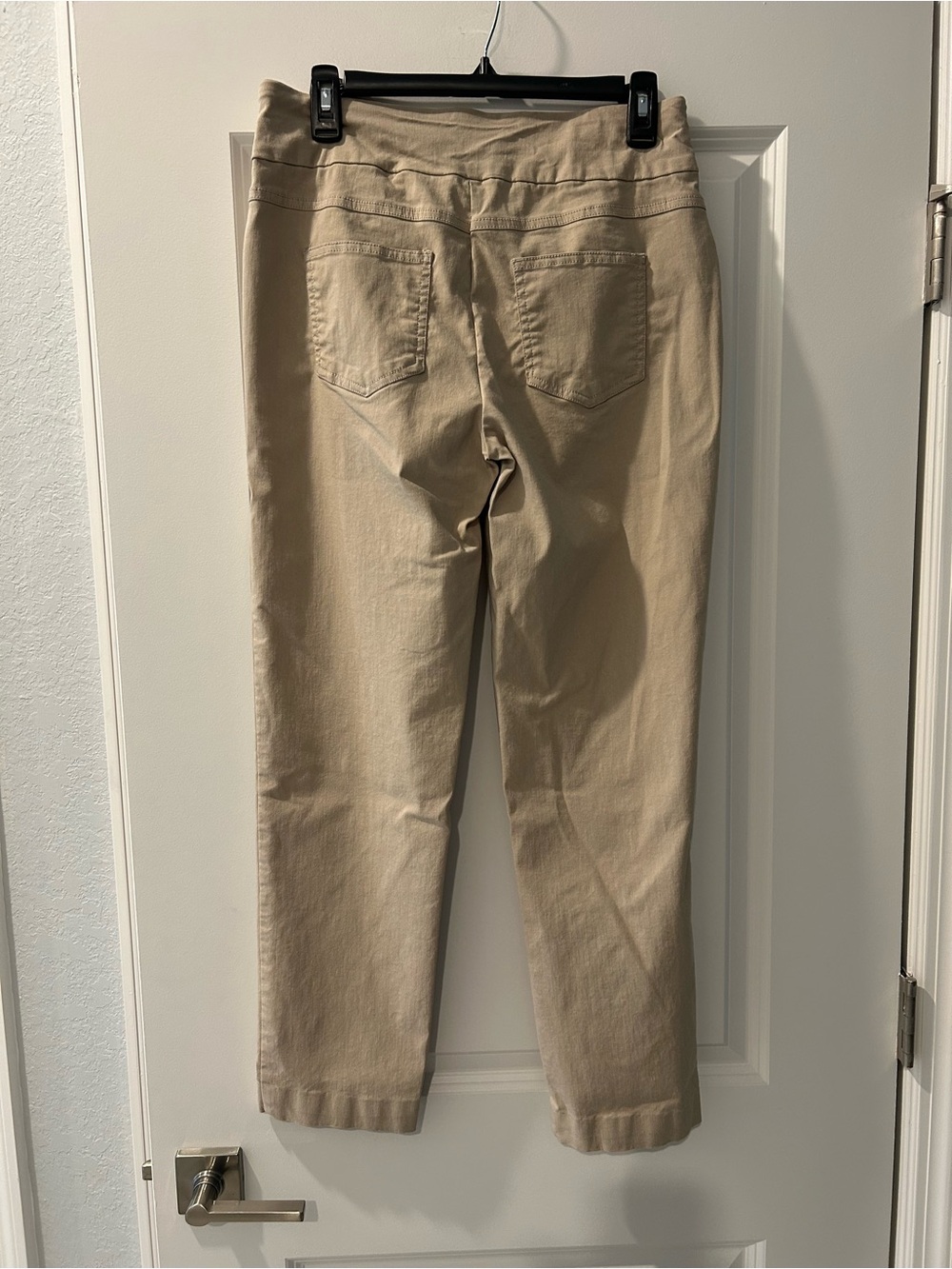 Ruby Rd. Pull-On Jeans in Beige - Picture 2 of 3